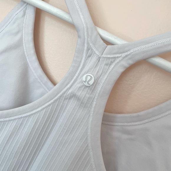 Lululemon Athletica White Razorback Tank Top Size XS - Picture 3 of 3